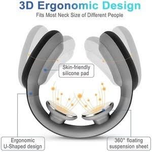Electric Neck Massager with Heat Function & 3 Modes