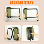 Folding Seat Ottoman – Stable, lightweight and waterproof for on the go