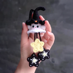 Halloween Crochet Kit | Witch Ghost Design | DIY Handmade Plush Décor