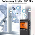 Portable AM/FM Pocket Radio with Weather Alerts and Digital Tuning