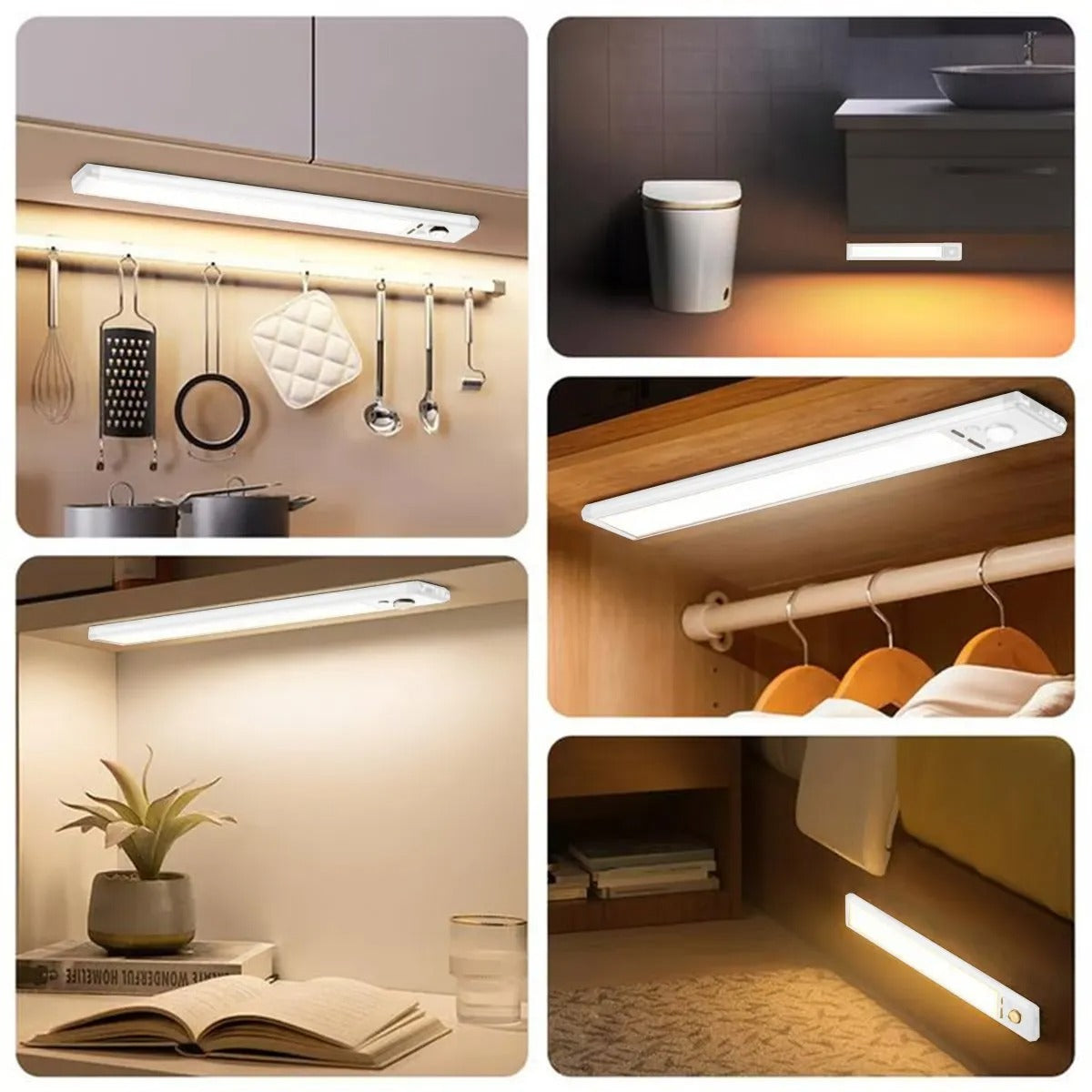 LED Cabinet Light with Motion Sensor – Several Months on a Single Charge