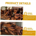 Brown Magnolia Leaf Garland – realistic autumn decoration for indoor and covered outdoor areas
