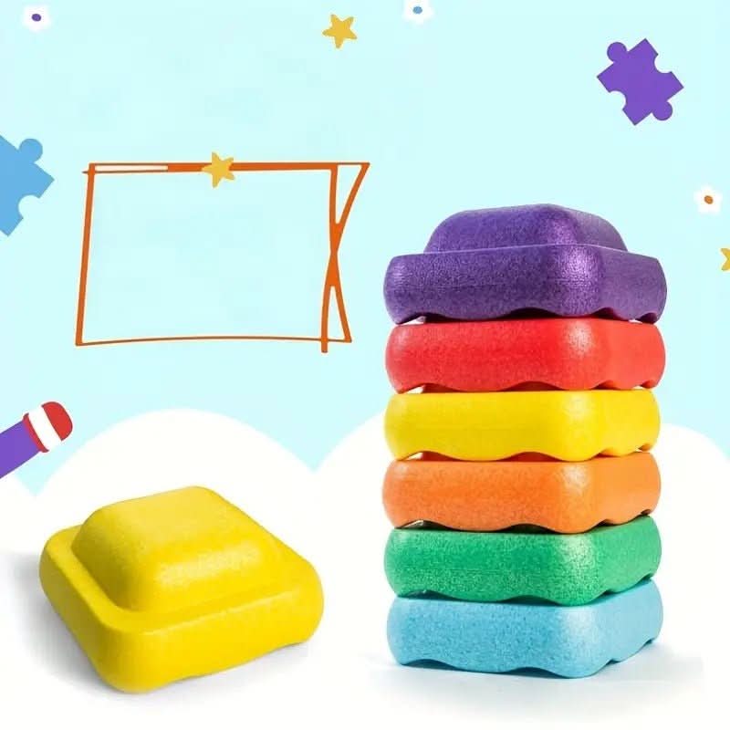 Creative game pieces for balance and motor skills