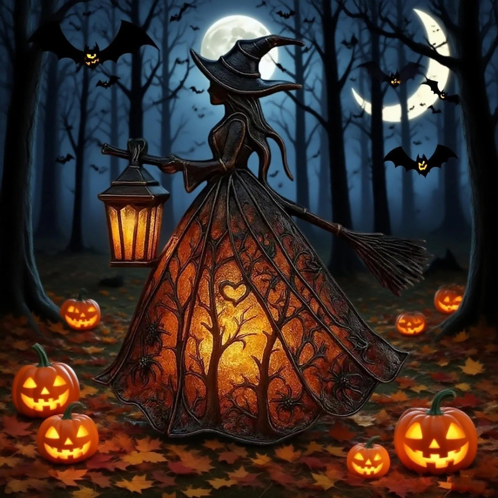 Halloween Witches Lamp Mystica – Magical LED Decorative Lamp for Indoor