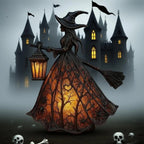 Halloween Witches Lamp Mystica – Magical LED Decorative Lamp for Indoor