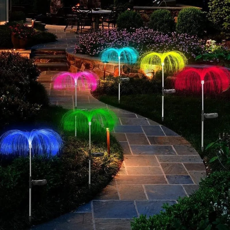 Solar Garden Light Jellyfish – Hypnotic Color Change at Night