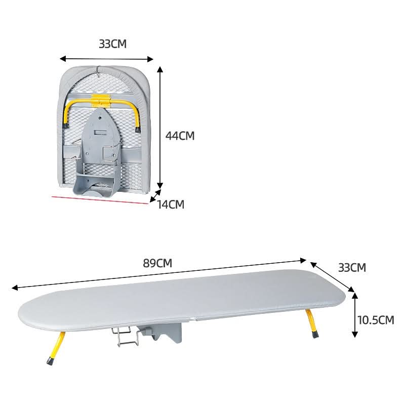 Foldable Compact Ironing Board with Storage Hook