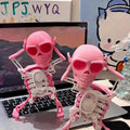 Dancing Skeleton Figure – Glowing Dance Decoration with Playful Shine