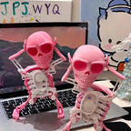 Dancing Skeleton Figure – Glowing Dance Decoration with Playful Shine