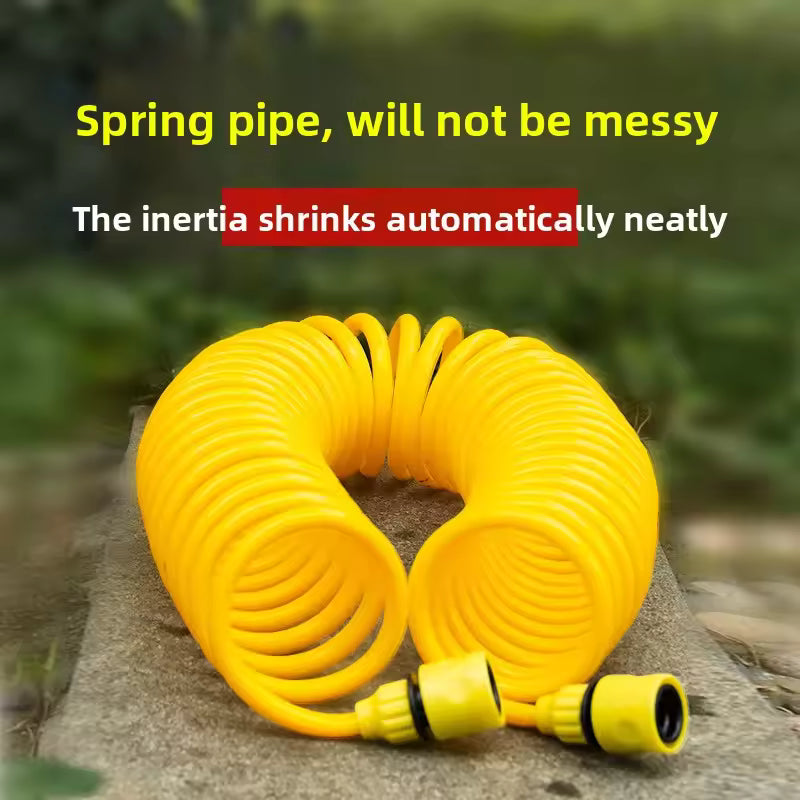 Garden hose self-retracting – No more twisted hoses