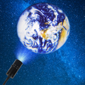 Renan - Large unique project light (Earth and Moon)
