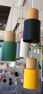 SinglePend - Nordic Macaron Cylinder Aluminium 1-flame LED pendant lamp