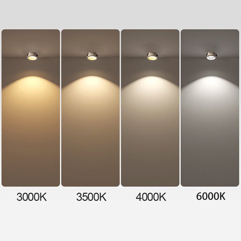 Origo Minimalistic LED Ceiling Light - Adjustable Round Recessed Lamp