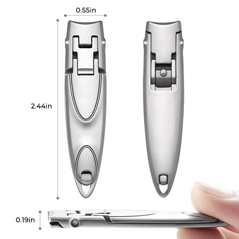 Ultra-slim portable nail clipper