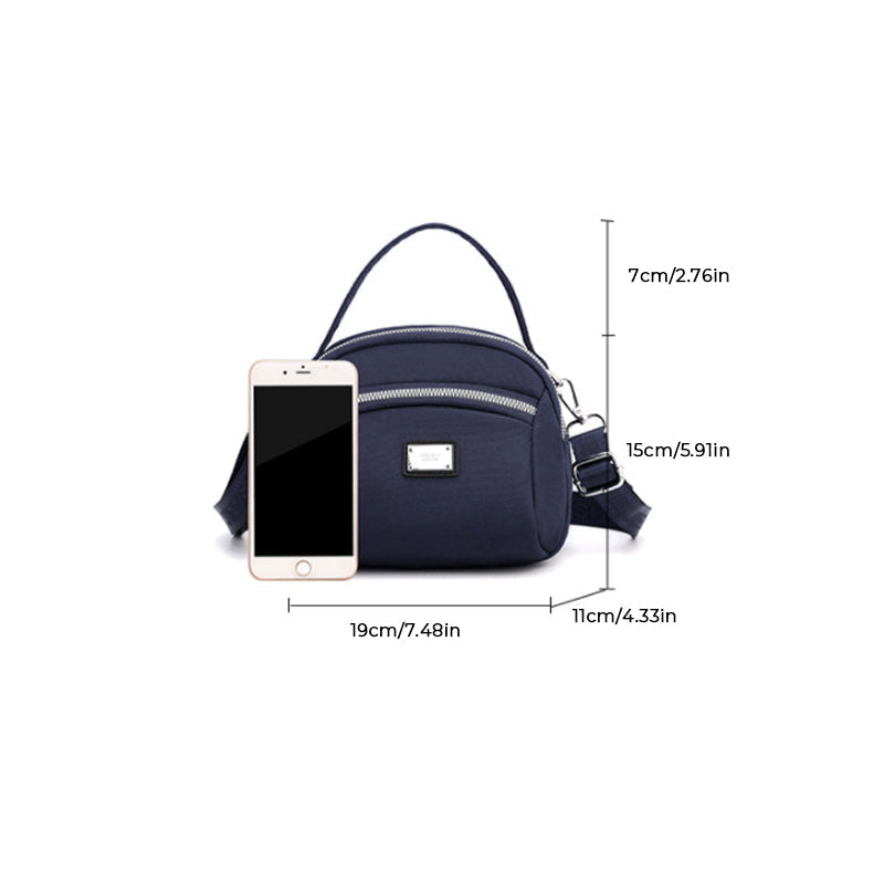 Light solid nylon shoulder bag