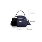 Light solid nylon shoulder bag