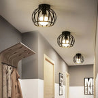 Industrial Ceiling Lamp Black