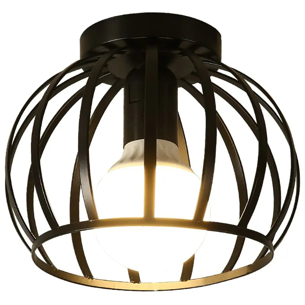 Industrial Ceiling Lamp Black