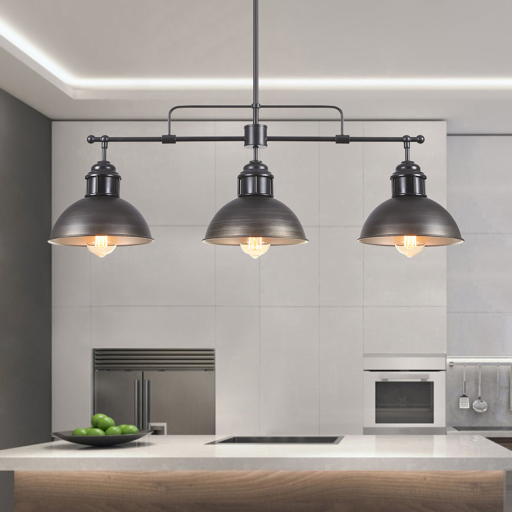 Pendant Lamp for Kitchen with Three Shades