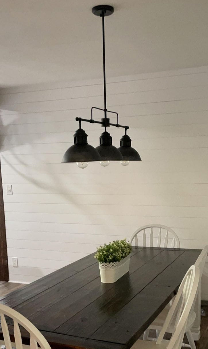 Pendant Lamp for Kitchen with Three Shades