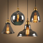 GlassHaven – Elegant Industrial Pendant Lamp