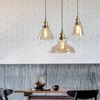 GlassHaven – Elegant Industrial Pendant Lamp