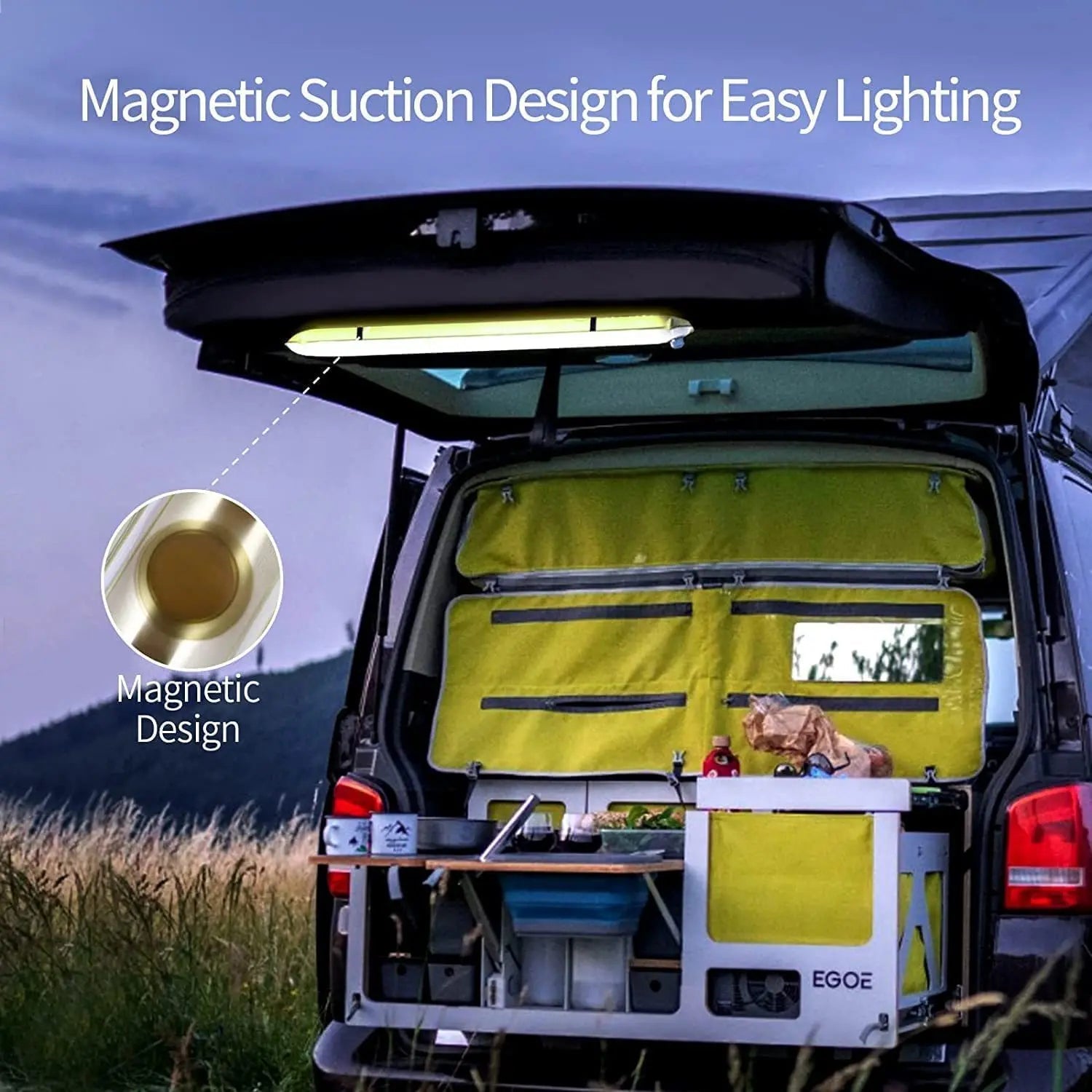 Inflatable Solar LED Tube Light - LumiGlow Pro