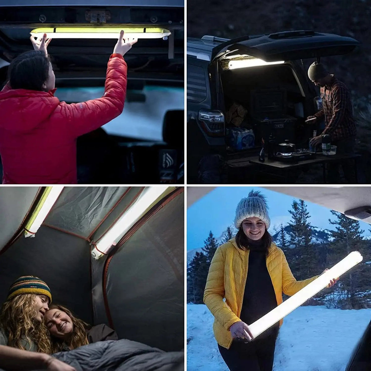 Inflatable Solar LED Tube Light - LumiGlow Pro