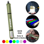 Inflatable Solar LED Tube Light - LumiGlow Pro