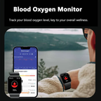 All-in-One Health Monitoring Smartwatch with ECG & Blood Glucose Tracker