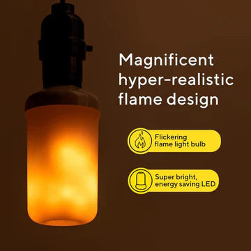LED Flame Effect Light Bulb