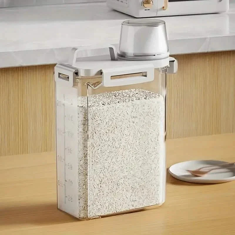 Insect and moisture-proof sealed storage container with lid