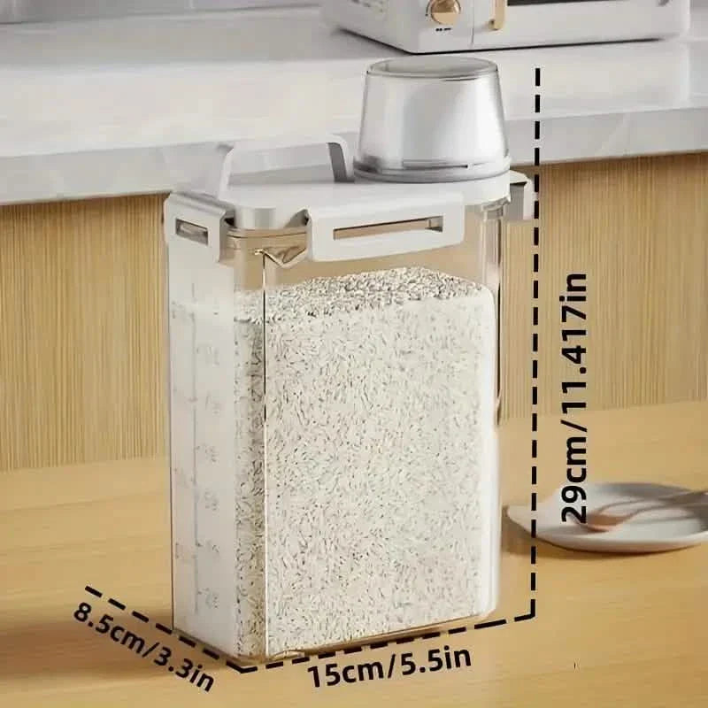 Insect and moisture-proof sealed storage container with lid