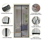 InsectGuard Magnetic Mesh Door | Heavy-Duty, Tear-Resistant & Hands-Free Access for Summer Airflow