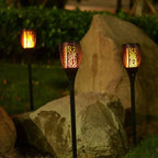 SolarFlare – Outdoor Solar Torch with Realistic Flickering Flame & Weatherproof Design