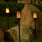 Outdoor Solar Garden Torch Light Flame Effect