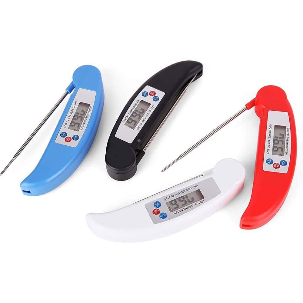 Instant digital meat thermometer probe for grilling and cooking
