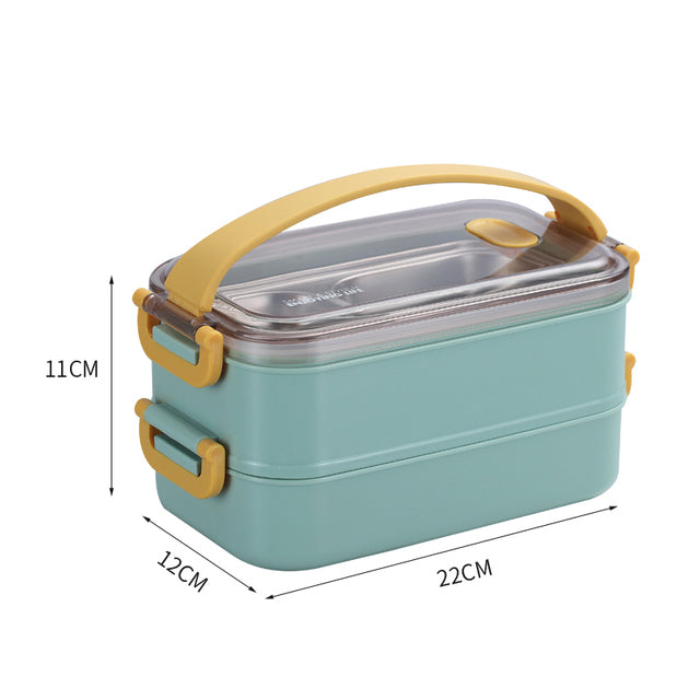 Insulated Bento Lunch Box | Superior Temperature Retention & Multi-Compartment Design for Office, School & On-the-Go Meals