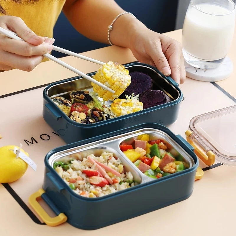 Insulated Bento Lunch Box | Superior Temperature Retention & Multi-Compartment Design for Office, School & On-the-Go Meals