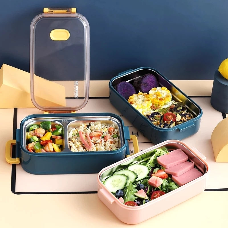 Insulated Bento Lunch Box | Superior Temperature Retention & Multi-Compartment Design for Office, School & On-the-Go Meals