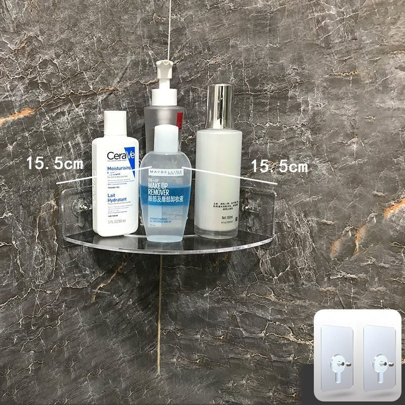 Invisible colored wall-mounted floating shelves