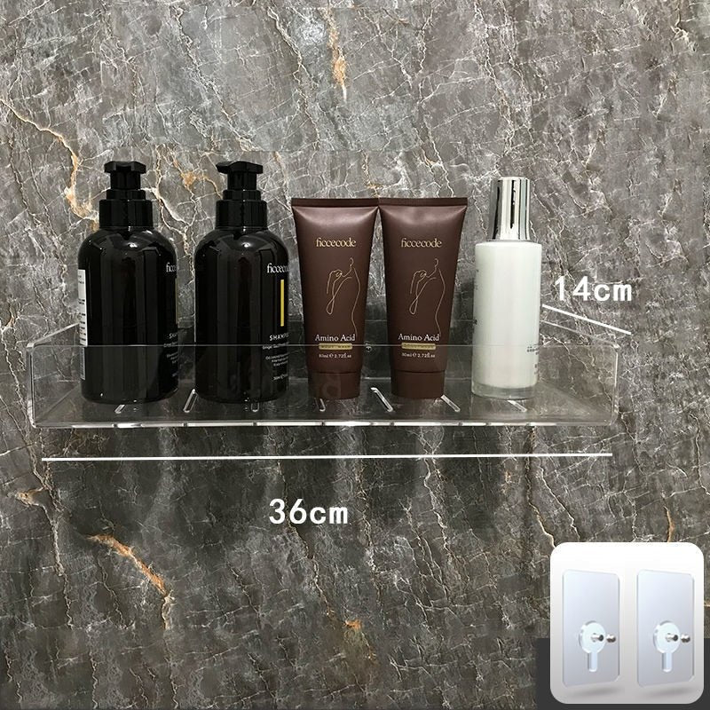 Invisible colored wall-mounted floating shelves
