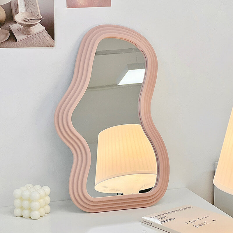 Irregular Wave Wall Mirror