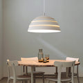Dome Pot | Pendant Light Gray 39 cm Iron/Aluminum
