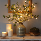 OlivaFairy Mood Lamp with Olive Branches and LED Lighting