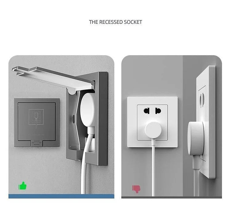 Five-Outlet Recessed Wall Socket Panel