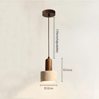 Japanese Design Wabi-Sabi Ceiling Lamp - TranquilGlow