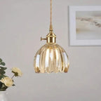 Glass Flower Pendant Light – Japanese Style