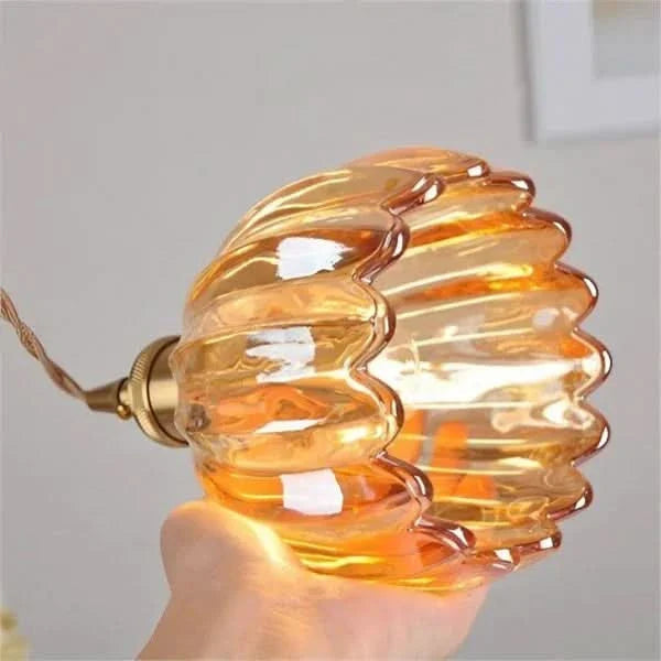 Glass Flower Pendant Light – Japanese Style