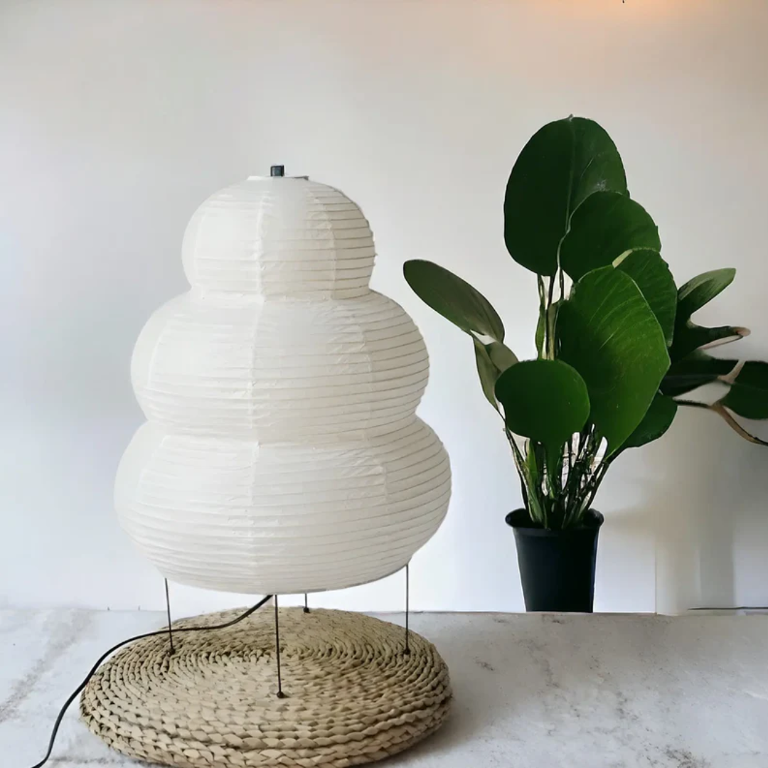 Japanese Wabi-Sabi Floor Lamp - SereneAura